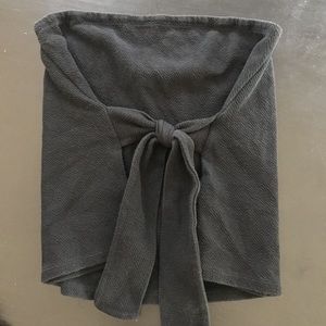 Express strapless black Top